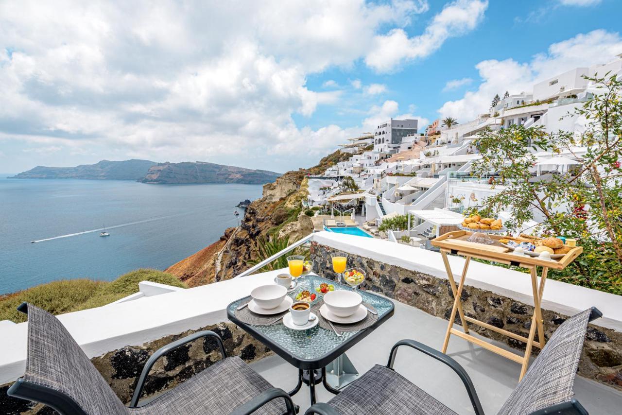 Amazing View Villa Oia With Jacuzzi Luaran gambar