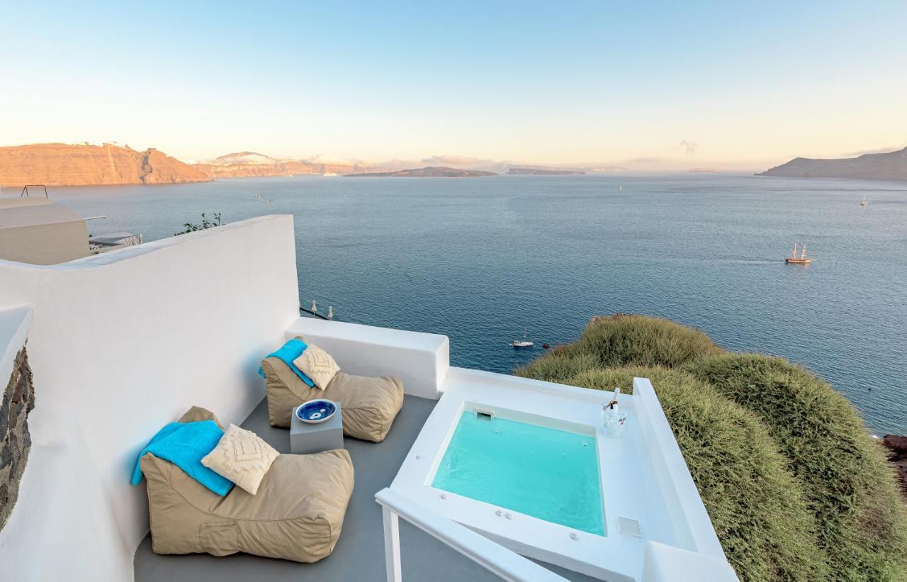 Amazing View Villa Oia With Jacuzzi Luaran gambar