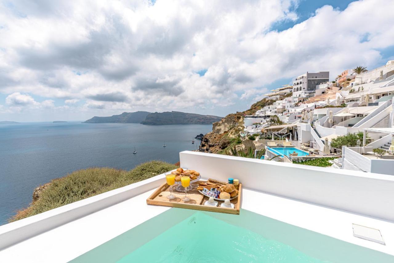 Amazing View Villa Oia With Jacuzzi Luaran gambar