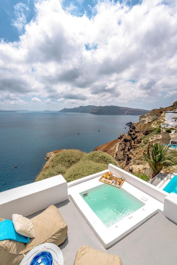 Amazing View Villa Oia With Jacuzzi Luaran gambar